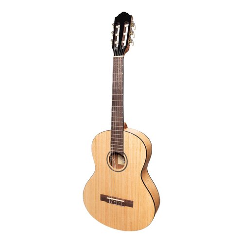 MARTINEZ 3/4 Size Slim Jim Classical/Electric Gtr Only with Pickup & Tuner Mindi-Wood