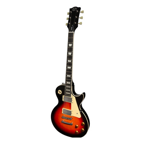 J&D JDL-LSF-VS LES PAUL STYLE ELECTRIC GTR VINTAGE SUNBURST FLAME MAPLE TOP