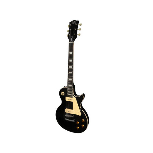 J&D JDL-LSS-BLK LES PAUL STYLE ELECTRIC GTR WITH P90S BLACK