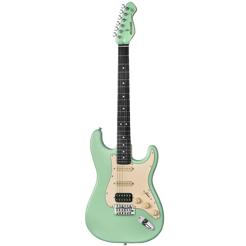 MOOER MSC10 STRAT STYLE ELECTRIC GTR H/S/S SURF GREEN