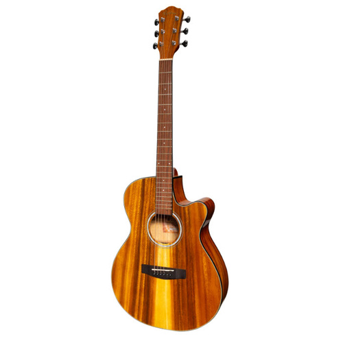 MARTINEZ MFC-51G-KOA FOLK SIZE  ACOUSTIC/ELECTRIC CUTAWAY GTR GLOSS KOA
