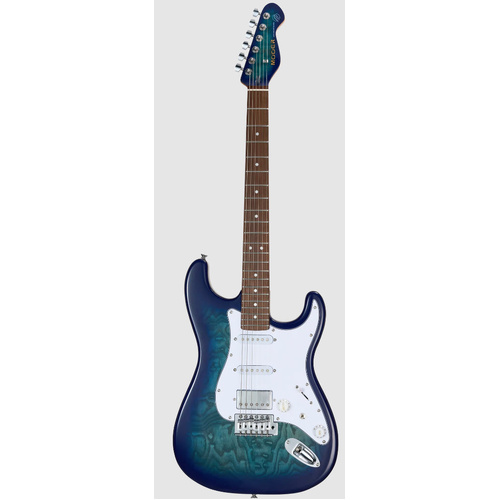 MOOER MSC20 PRO STRAT STYLE ELECTRIC GTR H/S/S OCEAN BLUE