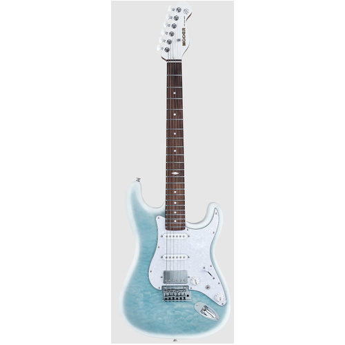 MOOER MSC40 PRO STRAT STYLE ELECTRIC GTR H/S/S DREAMY BLUE