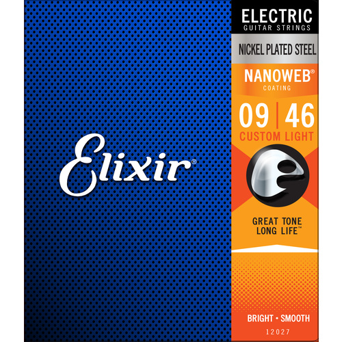 ELIXIR NANOWEB E12027 9/46  Electric String Set Nickel Plated Steel Light