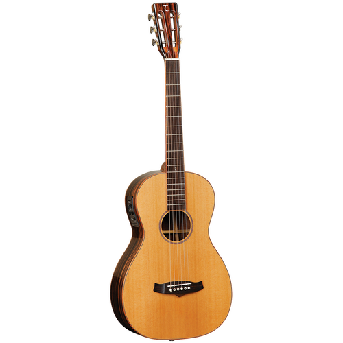 TANGLEWOOD JAVA 6 String Parlour/Electric Guitar in Solid Canadian Cedar
