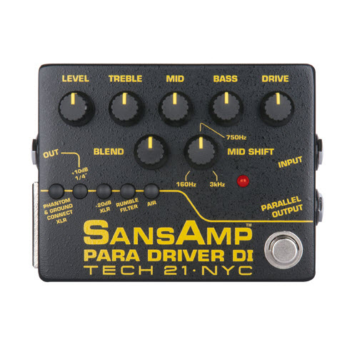 TECH 21 NYC Para Driver DI Guitar Effects Pedal