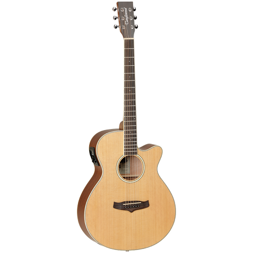 TANGLEWOOD WINTERLEAF 6 String Super Folk Acoustc/Electric with Cutaway Guitar in Cedar