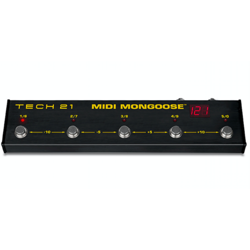 TECH 21 NYC MIDI Mongoose Foot Midi Controller