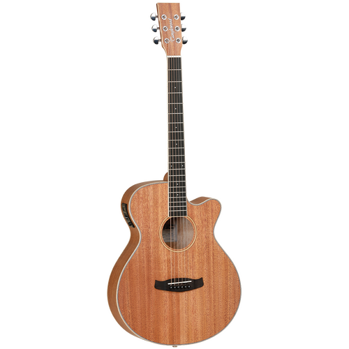 TANGLEWOOD UNION 6 String Super Folk/Electric Cutaway Guitar in Natural Satin