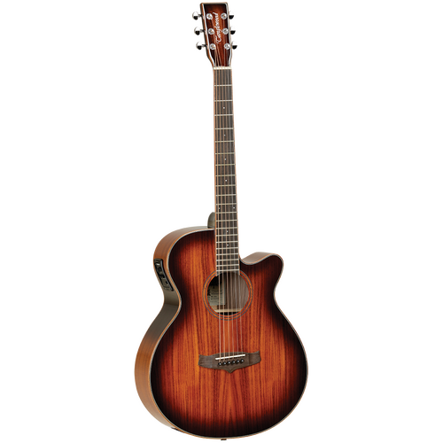 TANGLEWOOD WINTERLEAF EXOTIC 6 String Super Folk/Electric Cutaway Guitar in Natural Gloss