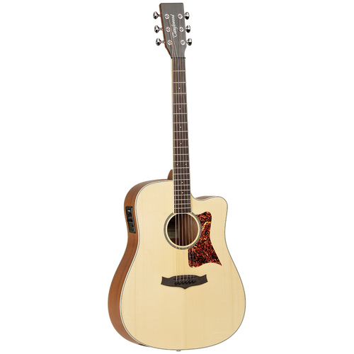 TANGLEWOOD SUNDANCE PREMIER 6 String Dreadnought/Electric Cutaway Guitar in Open Pore