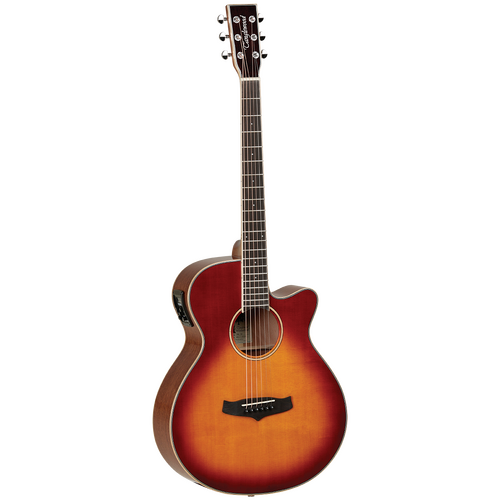TANGLEWOOD WINTERLEAF 6 String Super Folk/Electric Cutaway Guitar in Sunburst