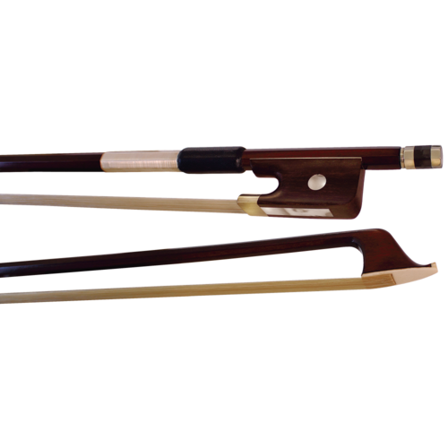 VIVO STUDENT VABO-S44 14 Inch Viola Bow, Octagonal made of Brazilwood and a Half Lined Ebony Frog