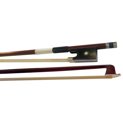 VIVO STUDENT PLUS VNBO-SP34 3/4 Size Violin Bow, Octagonal made of Brazilwood and Fully Lined Nickel Plated Mounted Ebony Frog