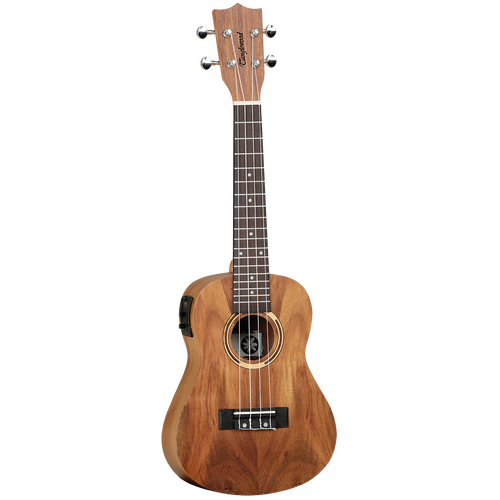 TANGLEWOOD TIARE TUT8EB Concert/Electric Ukulele in Koa with Gig Bag