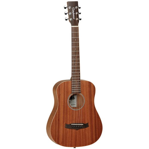 TANGLEWOOD WINTERLEAF TW2TLH 6 String Left Hand Traveller Acoustic Guitar in Mahogany with Gig Bag