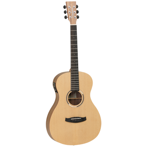 TANGLEWOOD DISCOVERY EXOTIC 6 String Parlour/Electric Guitar with Spruce Top in Open Pore Satin