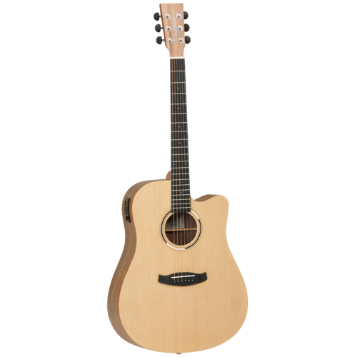 TANGLEWOOD DISCOVERY EXOTIC 6 String Dreadnought/Electric Cutaway Guitar with Spruce Top