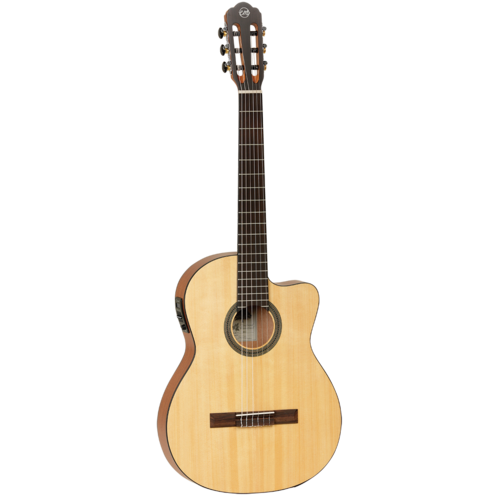 TANGLEWOOD TWEMDC1 ENREDO MADERA DOMINAR THINLINE 6 String Classical/Electric Cutaway Guitar in Natural Satin