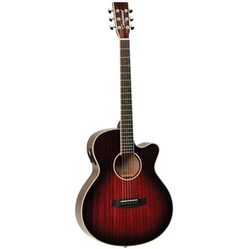 TANGLEWOOD WINTERLEAF 6 String Super Folk/Electric Cutaway Guitar in Antique Vintage Burst