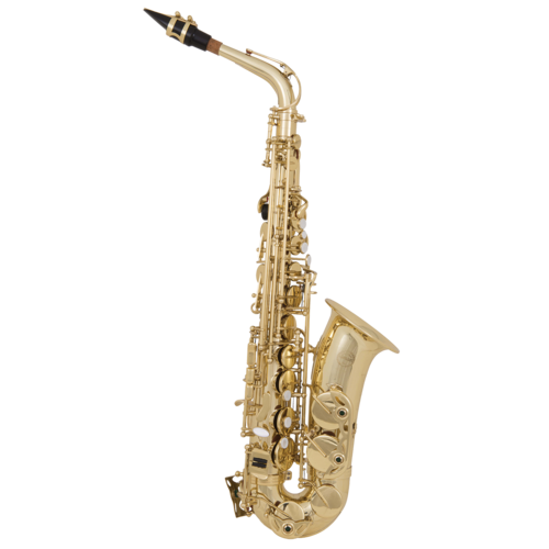 GRASSI GRAS20SK STUDENT ALTO SAXOPHONE Lacquered High F# With Back Pack Case, Lyre & Tuner