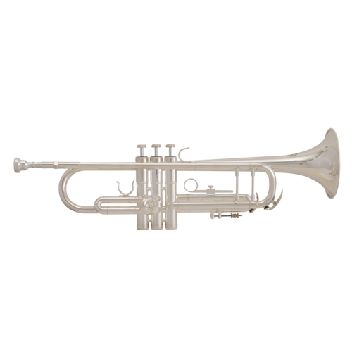GRASSI GRTR210AG INTERMEDIATE B FLAT TRUMPET Silver Plated Stainless Piston With Backpack Case
