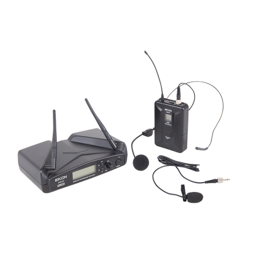 EIKON WM700HA Wireless Microphone System Belt-Pack with Headset & Lapel 516-562Mhz