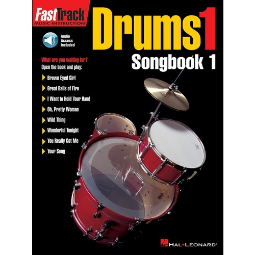 FASTTRACK Drum Level 1 Songbook 1 Book & CD