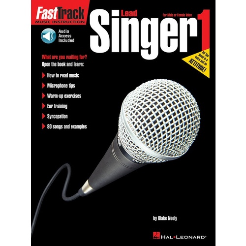 FASTTRACK LEAD SINGER Level 1 Book & Online Audio Access