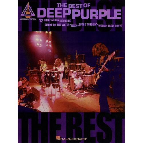 DEEP PURPLE THE BEST OF Guitar Recorded Versions NOTES & TAB