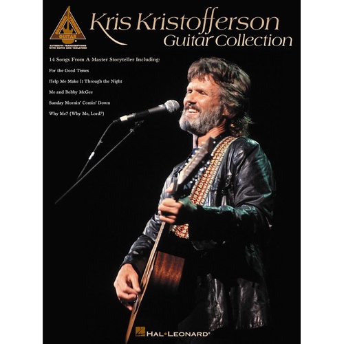 KRIS KRISTOFFERSON COLLECTION Guitar Recorded Versions NOTES & TAB