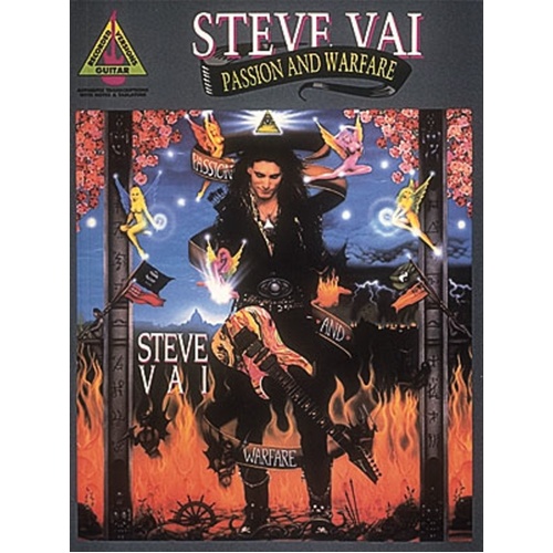 STEVE VAI PASSION AND WARFARE Guitar Recorded Versions NOTES & TAB