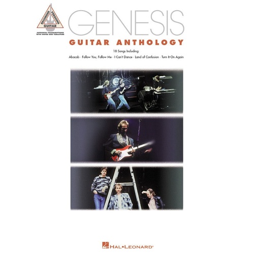 GENESIS GUITAR ANTHOLOGY Guitar Recorded Versions NOTES & TAB