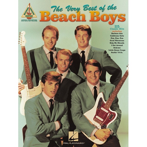 BEACH BOYS THE VERY BEST OF Guitar Recorded Versions NOTES & TAB