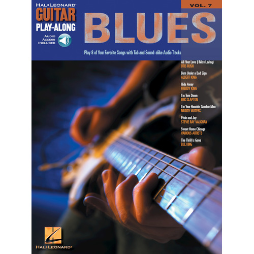 BLUES Guitar Playalong Book with Online Audio Access Volume 7