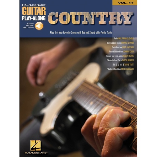 COUNTRY Guitar Playalong Book with Online Audio Access and TAB Volume 17