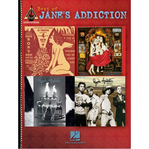 JANES ADDICTION THE BEST OF Guitar Recorded Versions NOTES & TAB