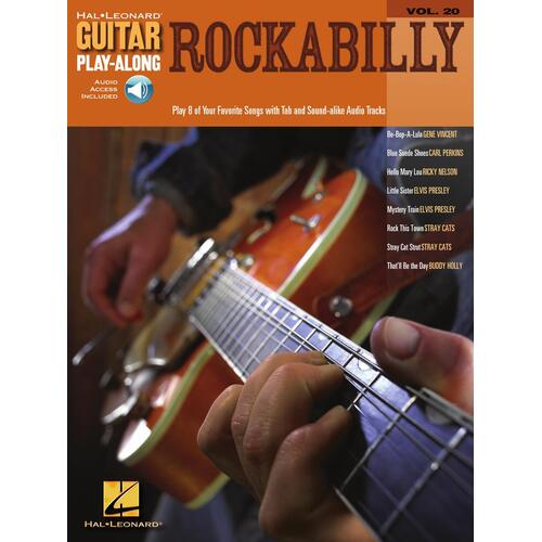 ROCKABILLY Guitar Playalong Book with Online Audio Access Volume 20