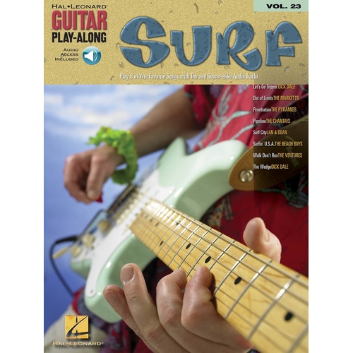 SURF Guitar Playalong Book with Online Audio Access Volume 23