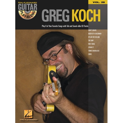GREG KOCH Guitar Playalong Book & CD with TAB Volume 28 