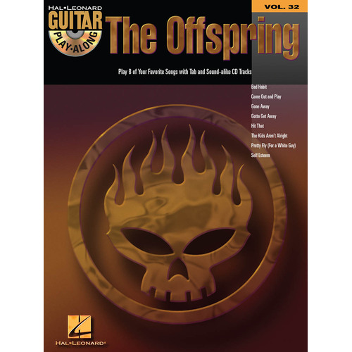 THE OFFSPRING Guitar Playalong Book & CD with TAB Volume 32
