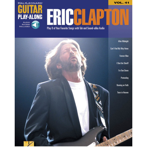 ERIC CLAPTON Guitar Playalong Book with Online Audio Access Volume 41