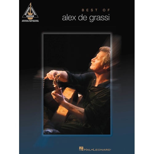 ALEX DE GRASSI THE BEST OF Guitar Recorded Versions NOTES & TAB