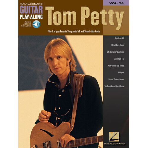 TOM PETTY Guitar Playalong Book with Online Audio Access and TAB Volume 75
