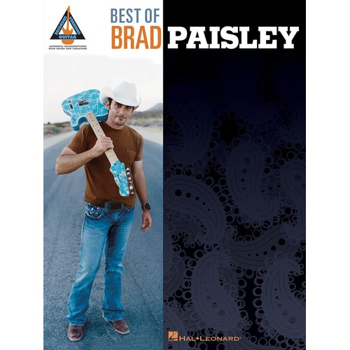 BRAD PAISLEY THE BEST OF Guitar Recorded Versions NOTES & TAB