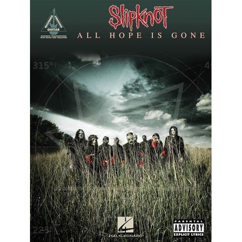 SLIPKNOT ALL HOPE IS GONE Guitar Recorded Versions NOTES & TAB