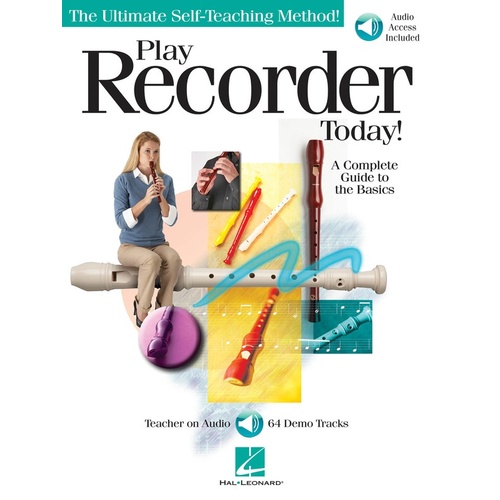 HAL LEONARD PLAY TODAY INSTRUCTIONAL Play Recorder Today with Online Audio Access