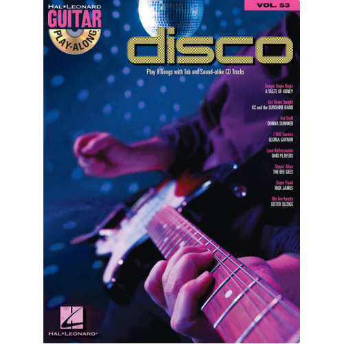DISCO Guitar Playalong Book & CD Volume 53