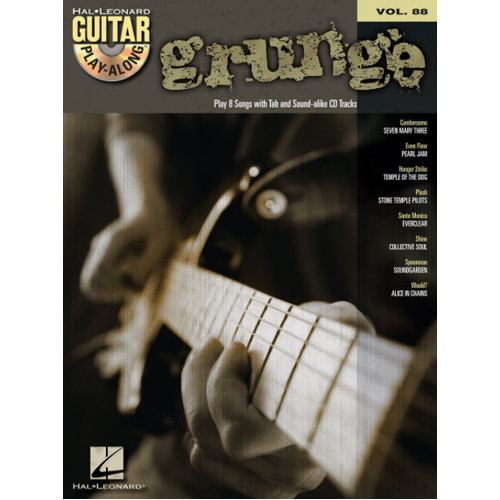 GRUNGE Guitar Playalong Book & CD with TAB Volume 88