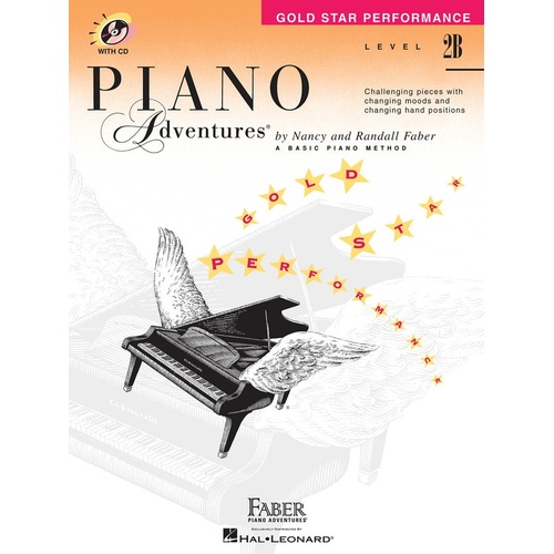 FABER PIANO ADVENTURES GOLD STAR PERFORMANCE Level 2B Book & CD